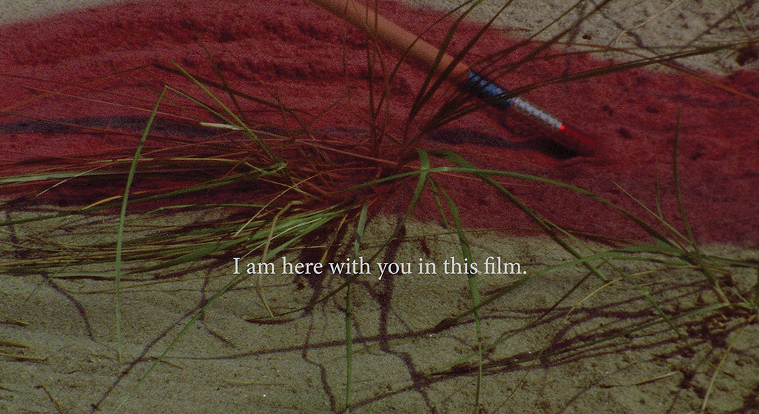 An image from Lynn Sachs' film A Month of Single Frames, made from footage shot by Barbara Hammer