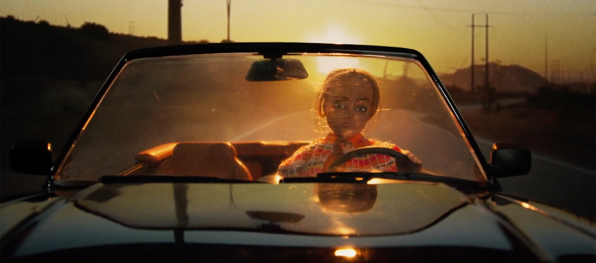 Scene from the animated short "Lee Ann Womack's Hollywood" by Chris Ullens